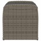 vidaXL Sitzbank mit Stauraum & Kissen Grau 80x51x52 cm Poly Rattan vidaXL Sitzbank mit Stauraum & Kissen Grau 80x51x52 cm Poly Rattan