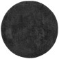 vidaXL Teppich Shaggy Hochflor Modern Anthrazit Ø 120 cm vidaXL Teppich Shaggy Hochflor Modern Anthrazit Ø 120 cm