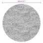 vidaXL Teppich Shaggy Hochflor Modern Anthrazit Ø 200 cm vidaXL Teppich Shaggy Hochflor Modern Anthrazit Ø 200 cm