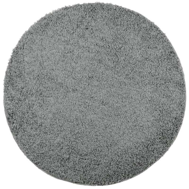 vidaXL Teppich Shaggy Hochflor Modern Grün Ø 160 cm vidaXL Teppich Shaggy Hochflor Modern Grün Ø 160 cm