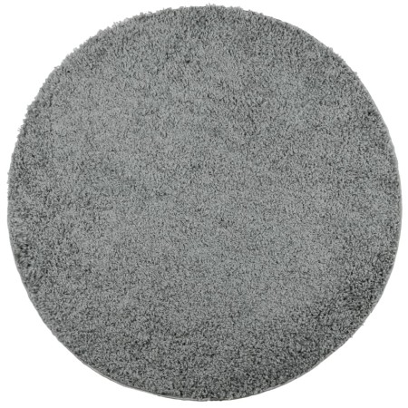 vidaXL Teppich Shaggy Hochflor Modern Grün Ø 160 cm