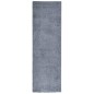vidaXL Teppich Shaggy Hochflor Modern Blau 80x250 cm vidaXL Teppich Shaggy Hochflor Modern Blau 80x250 cm