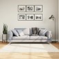 vidaXL Teppich Shaggy Hochflor Modern Creme 160x160 cm vidaXL Teppich Shaggy Hochflor Modern Creme 160x160 cm