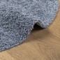 vidaXL Teppich Shaggy Hochflor Modern Blau Ø 80 cm vidaXL Teppich Shaggy Hochflor Modern Blau Ø 80 cm