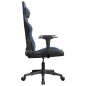 vidaXL Gaming-Stuhl mit Massagefunktion Schwarz und Blau Kunstleder vidaXL Gaming-Stuhl mit Massagefunktion Schwarz und Blau Kunstleder
