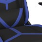 vidaXL Gaming-Stuhl mit Massagefunktion Schwarz und Blau Kunstleder vidaXL Gaming-Stuhl mit Massagefunktion Schwarz und Blau Kunstleder