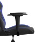 vidaXL Gaming-Stuhl mit Massagefunktion Schwarz und Blau Kunstleder vidaXL Gaming-Stuhl mit Massagefunktion Schwarz und Blau Kunstleder
