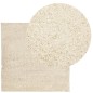 vidaXL Teppich Shaggy Hochflor Modern Golden 160x160 cm vidaXL Teppich Shaggy Hochflor Modern Golden 160x160 cm