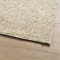 vidaXL Teppich Shaggy Hochflor Modern Golden 160x160 cm vidaXL Teppich Shaggy Hochflor Modern Golden 160x160 cm