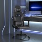vidaXL Gaming-Stuhl mit Massagefunktion Schwarz und Grau Kunstleder vidaXL Gaming-Stuhl mit Massagefunktion Schwarz und Grau Kunstleder