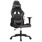 vidaXL Gaming-Stuhl mit Massagefunktion Schwarz und Grau Kunstleder vidaXL Gaming-Stuhl mit Massagefunktion Schwarz und Grau Kunstleder