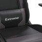 vidaXL Gaming-Stuhl mit Massagefunktion Schwarz und Grau Kunstleder vidaXL Gaming-Stuhl mit Massagefunktion Schwarz und Grau Kunstleder