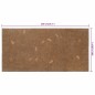 vidaXL Matratzenauflage 100x200 cm Kokosfasern vidaXL Matratzenauflage 100x200 cm Kokosfasern