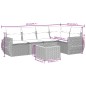 vidaXL 6-tlg. Garten-Sofagarnitur mit Kissen Beige Poly Rattan vidaXL 6-tlg. Garten-Sofagarnitur mit Kissen Beige Poly Rattan
