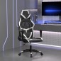 vidaXL Gaming-Stuhl mit Massagefunktion Schwarz und Weiß Kunstleder vidaXL Gaming-Stuhl mit Massagefunktion Schwarz und Weiß Kunstleder