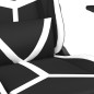 vidaXL Gaming-Stuhl mit Massagefunktion Schwarz und Weiß Kunstleder vidaXL Gaming-Stuhl mit Massagefunktion Schwarz und Weiß Kunstleder