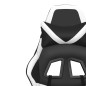vidaXL Gaming-Stuhl mit Massagefunktion Schwarz und Weiß Kunstleder vidaXL Gaming-Stuhl mit Massagefunktion Schwarz und Weiß Kunstleder
