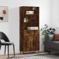 Highboard Räuchereiche 69,5x34x180 cm Holzwerkstoff Highboard Räuchereiche 69,5x34x180 cm Holzwerkstoff