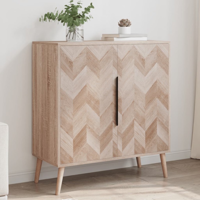 vidaXL Sideboard Sonoma-Eiche 80x38,5x88 cm Holzwerkstoff vidaXL Sideboard Sonoma-Eiche 80x38,5x88 cm Holzwerkstoff