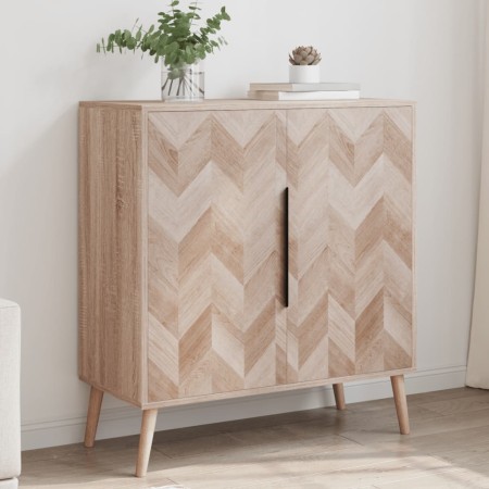 vidaXL Sideboard Sonoma-Eiche 80x38,5x88 cm Holzwerkstoff