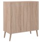 vidaXL Sideboard Sonoma-Eiche 80x38,5x88 cm Holzwerkstoff vidaXL Sideboard Sonoma-Eiche 80x38,5x88 cm Holzwerkstoff