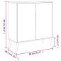 vidaXL Sideboard Sonoma-Eiche 80x38,5x88 cm Holzwerkstoff vidaXL Sideboard Sonoma-Eiche 80x38,5x88 cm Holzwerkstoff