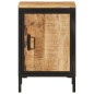 vidaXL Badschrank 40x30x60 cm Massivholz Mango und Eisen vidaXL Badschrank 40x30x60 cm Massivholz Mango und Eisen