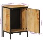 vidaXL Badschrank 40x30x60 cm Massivholz Mango und Eisen vidaXL Badschrank 40x30x60 cm Massivholz Mango und Eisen