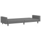 vidaXL Schlafsofa 2-Sitzer Grau Kunstleder vidaXL Schlafsofa 2-Sitzer Grau Kunstleder