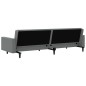 vidaXL Schlafsofa 2-Sitzer Grau Kunstleder vidaXL Schlafsofa 2-Sitzer Grau Kunstleder
