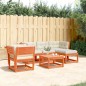 vidaXL 5tlg. Garten-Lounge-Set mit Kissen Wachsbraun Massivholz Kiefer vidaXL 5tlg. Garten-Lounge-Set mit Kissen Wachsbraun Massivholz Kiefer