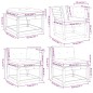 vidaXL 5tlg. Garten-Lounge-Set mit Kissen Wachsbraun Massivholz Kiefer vidaXL 5tlg. Garten-Lounge-Set mit Kissen Wachsbraun Massivholz Kiefer