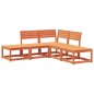 vidaXL 5-tlg. Garten-Sofagarnitur Wachsbraun Massivholz Kiefer vidaXL 5-tlg. Garten-Sofagarnitur Wachsbraun Massivholz Kiefer