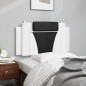 vidaXL Kopfteil-Kissen Weiß und Schwarz 100 cm Kunstleder vidaXL Kopfteil-Kissen Weiß und Schwarz 100 cm Kunstleder