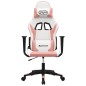 vidaXL Gaming-Stuhl mit Massagefunktion Weiß und Rosa Kunstleder vidaXL Gaming-Stuhl mit Massagefunktion Weiß und Rosa Kunstleder