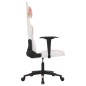 vidaXL Gaming-Stuhl mit Massagefunktion Weiß und Rosa Kunstleder vidaXL Gaming-Stuhl mit Massagefunktion Weiß und Rosa Kunstleder