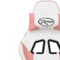 vidaXL Gaming-Stuhl mit Massagefunktion Weiß und Rosa Kunstleder vidaXL Gaming-Stuhl mit Massagefunktion Weiß und Rosa Kunstleder