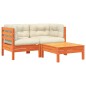 vidaXL Gartensofa mit Kissen und Hocker 2-Sitzer vidaXL Gartensofa mit Kissen und Hocker 2-Sitzer