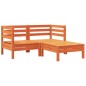 vidaXL Gartensofa mit Kissen und Hocker 2-Sitzer vidaXL Gartensofa mit Kissen und Hocker 2-Sitzer