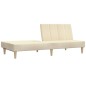 vidaXL Schlafsofa 2-Sitzer Creme Stoff vidaXL Schlafsofa 2-Sitzer Creme Stoff