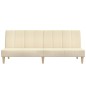 vidaXL Schlafsofa 2-Sitzer Creme Stoff vidaXL Schlafsofa 2-Sitzer Creme Stoff