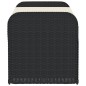 vidaXL Sitzbank mit Stauraum & Kissen Schwarz 115x51x52 cm Poly Rattan vidaXL Sitzbank mit Stauraum & Kissen Schwarz 115x51x52 cm Poly Rattan