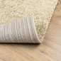 vidaXL Teppich Shaggy Hochflor Modern Golden 60x110 cm vidaXL Teppich Shaggy Hochflor Modern Golden 60x110 cm