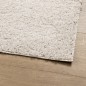 vidaXL Teppich Shaggy Hochflor Modern Creme 80x150 cm vidaXL Teppich Shaggy Hochflor Modern Creme 80x150 cm