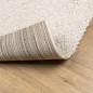 vidaXL Teppich Shaggy Hochflor Modern Creme 80x150 cm vidaXL Teppich Shaggy Hochflor Modern Creme 80x150 cm