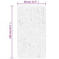 vidaXL Teppich Shaggy Hochflor Modern Creme 80x150 cm vidaXL Teppich Shaggy Hochflor Modern Creme 80x150 cm