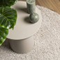 vidaXL Teppich Shaggy Hochflor Modern Creme Ø 240 cm vidaXL Teppich Shaggy Hochflor Modern Creme Ø 240 cm