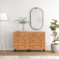 vidaXL Beistellschränke 2 Stk. 60x33x75 cm Massivholz Akazie vidaXL Beistellschränke 2 Stk. 60x33x75 cm Massivholz Akazie