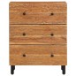 vidaXL Beistellschränke 2 Stk. 60x33x75 cm Massivholz Akazie vidaXL Beistellschränke 2 Stk. 60x33x75 cm Massivholz Akazie