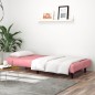 vidaXL Schlafsofa 2-Sitzer Rosa Samt vidaXL Schlafsofa 2-Sitzer Rosa Samt